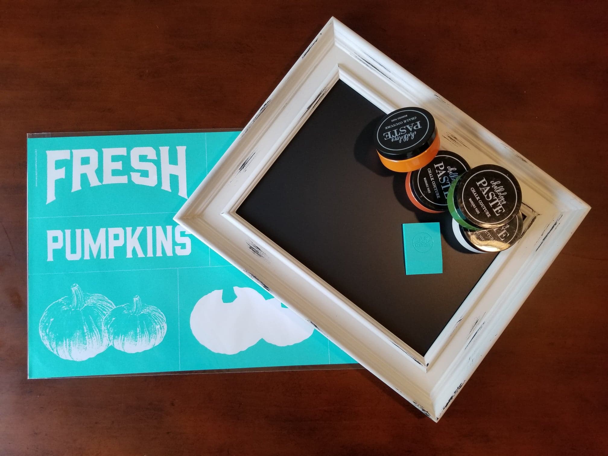 DIY Fall Chalkboard Pumpkin Sign - Oh, YES please!!! — This New Old House